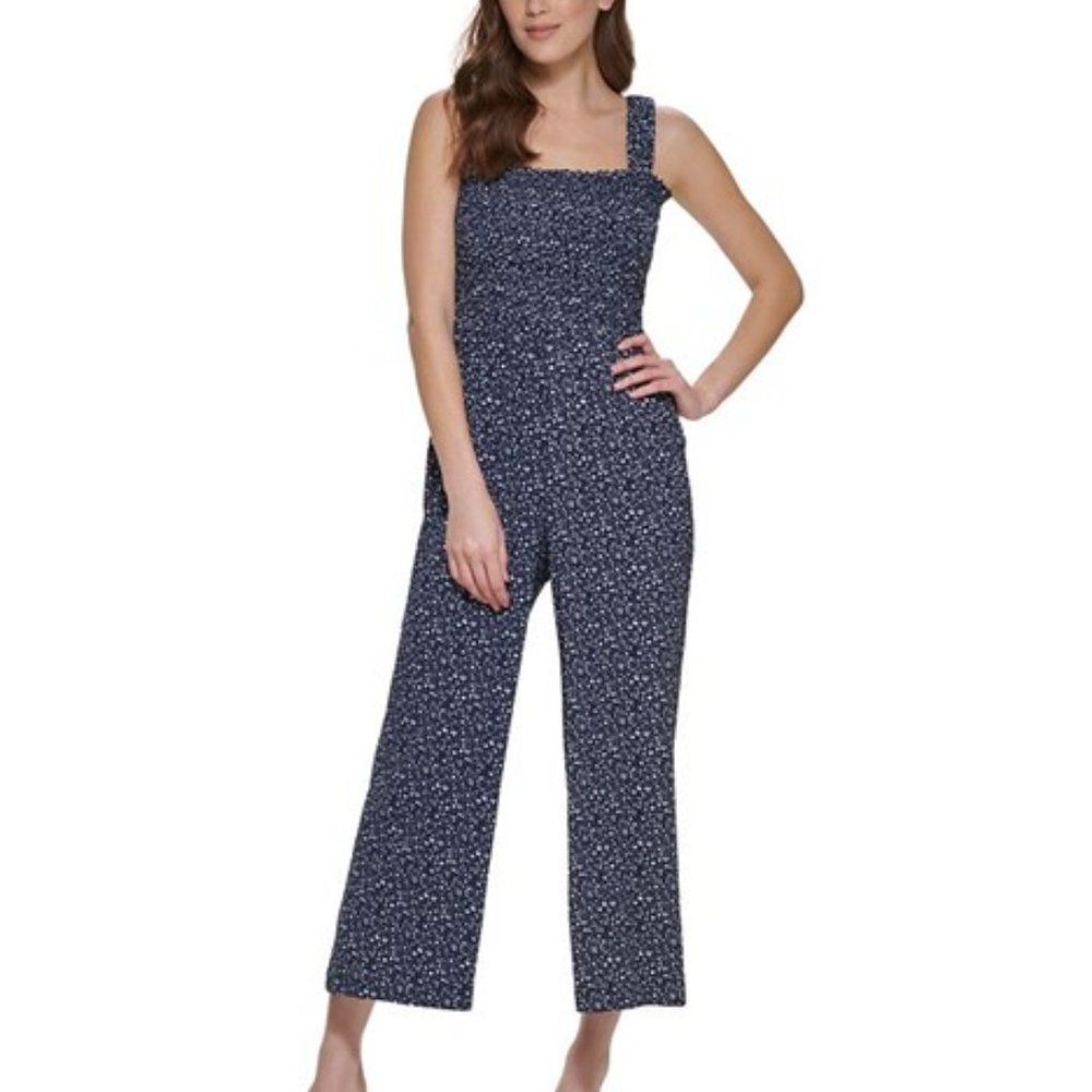 NWT - DKNY Smocked Jumpsuit